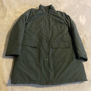 Everlast Jacket Adult XL Green Sport Quilted Heavyweight Pockets Casual Full Zip